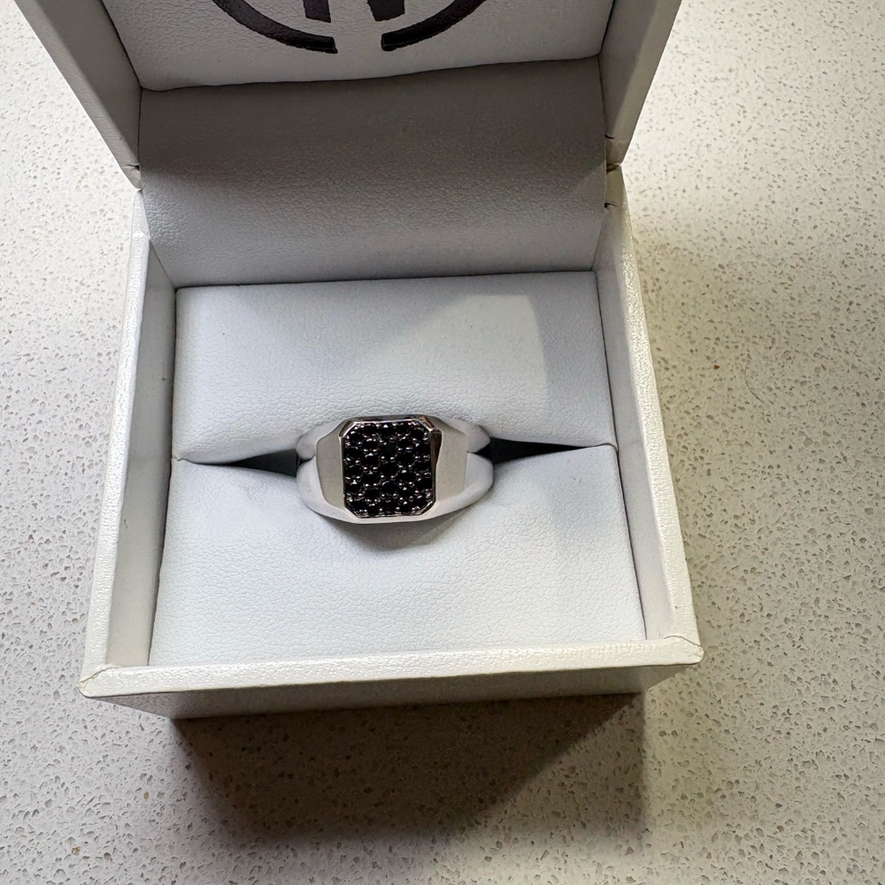 Effy Sterling Silver Diamond Ring